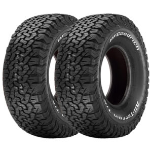 Jogo 2 Pneus BFGoodrich Aro 17 All Terrain T/A KO2 LT 265/70R17 112/109S 8 Lonas - Letras Brancas