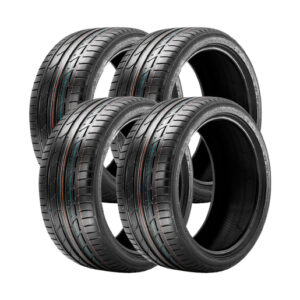 Jogo 4 Pneus Bridgestone Aro 17 Potenza S001 * 255/45R17 98W Run Flat
